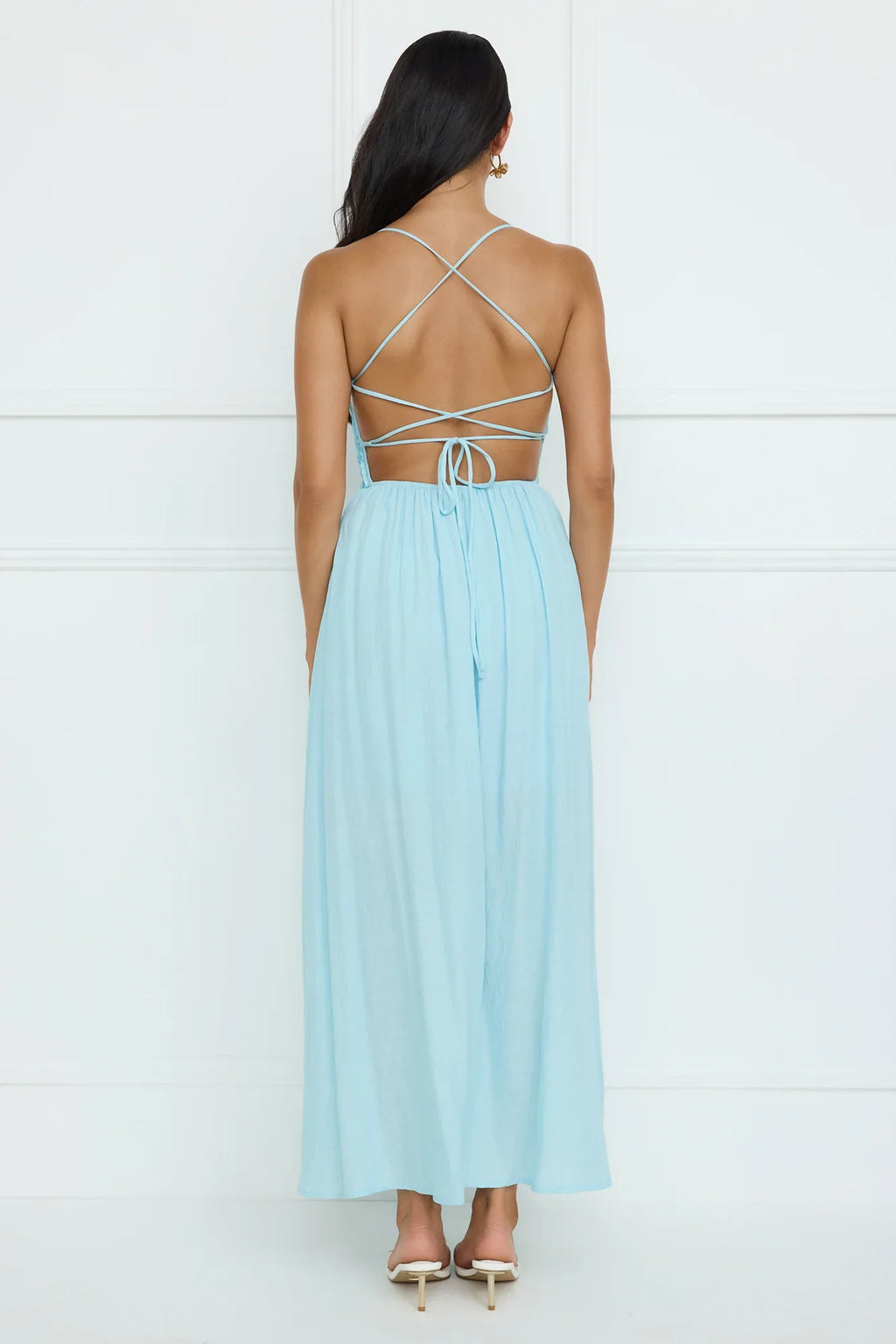 Discover Yourself Maxi Dress Blue