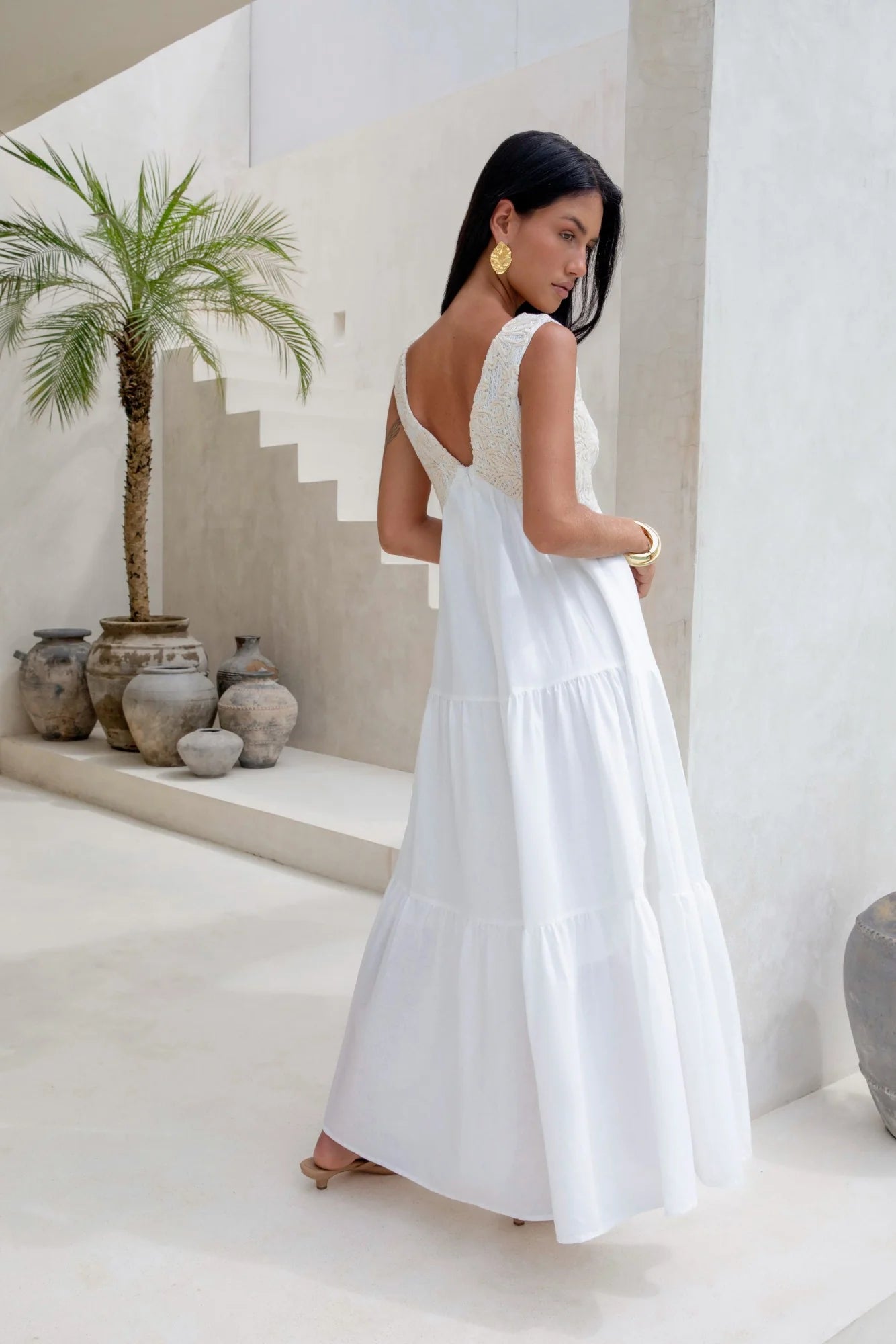 Lost In Your Love Maxi Dress White