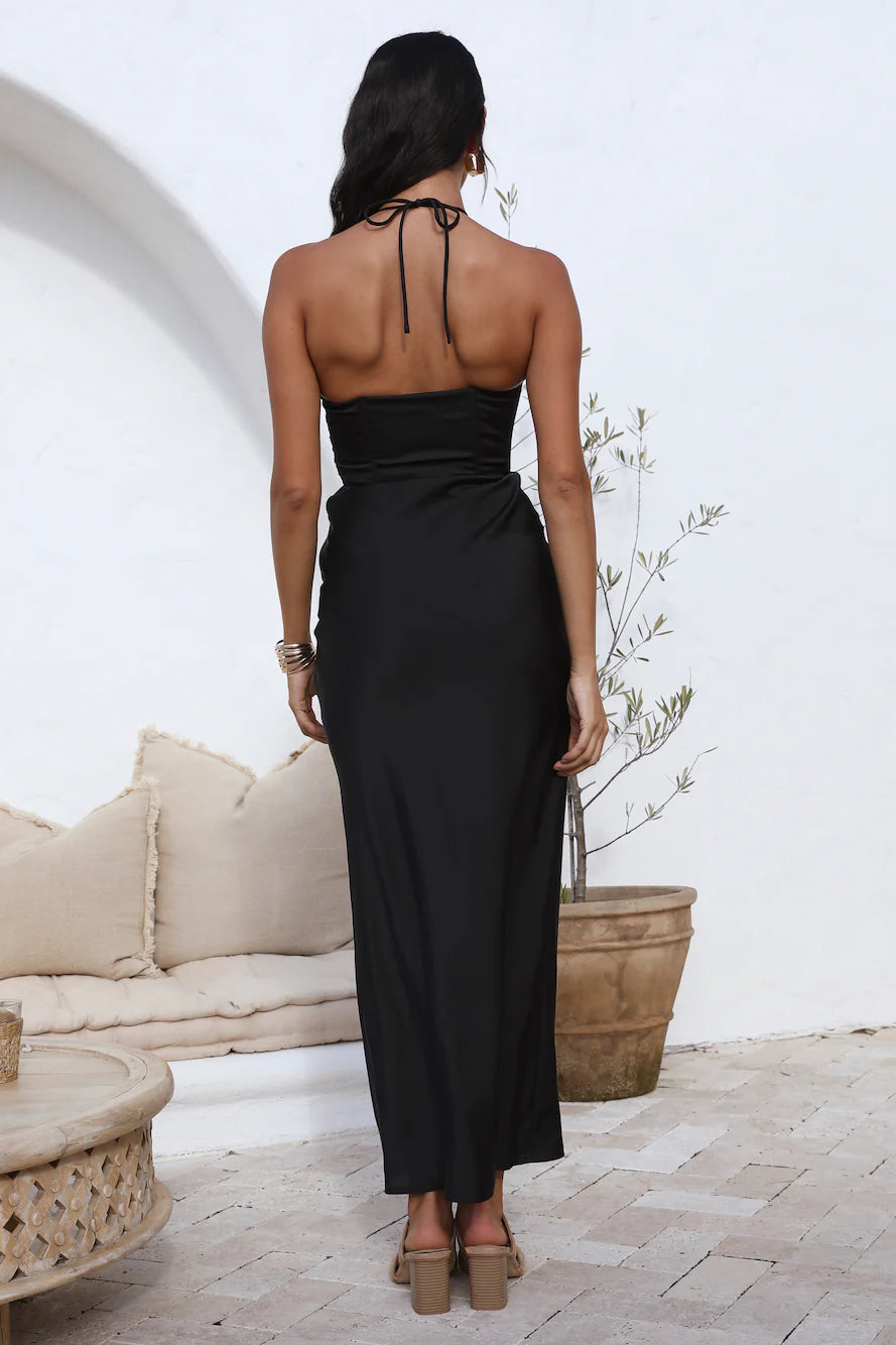 Paris Dreams Maxi Dress Black