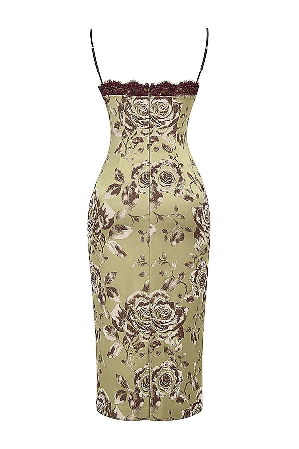 floral print midi dress