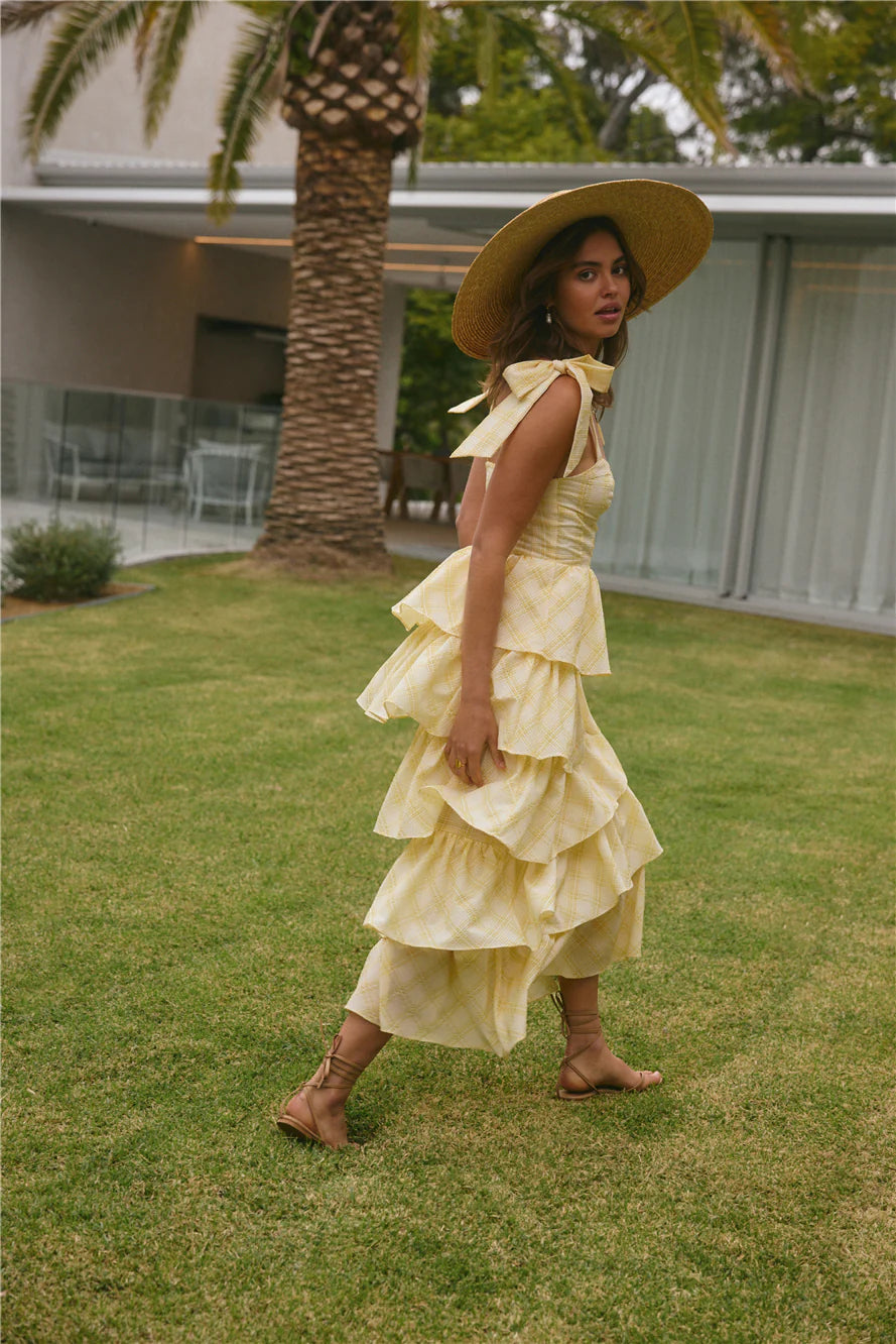 Dalia Maxi Dress Yellow