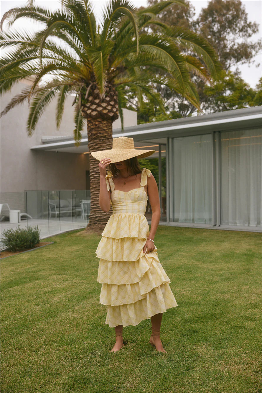 Dalia Maxi Dress Yellow