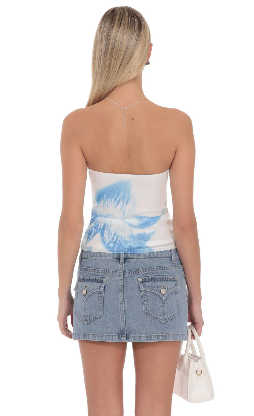 Julianna Sequin Top