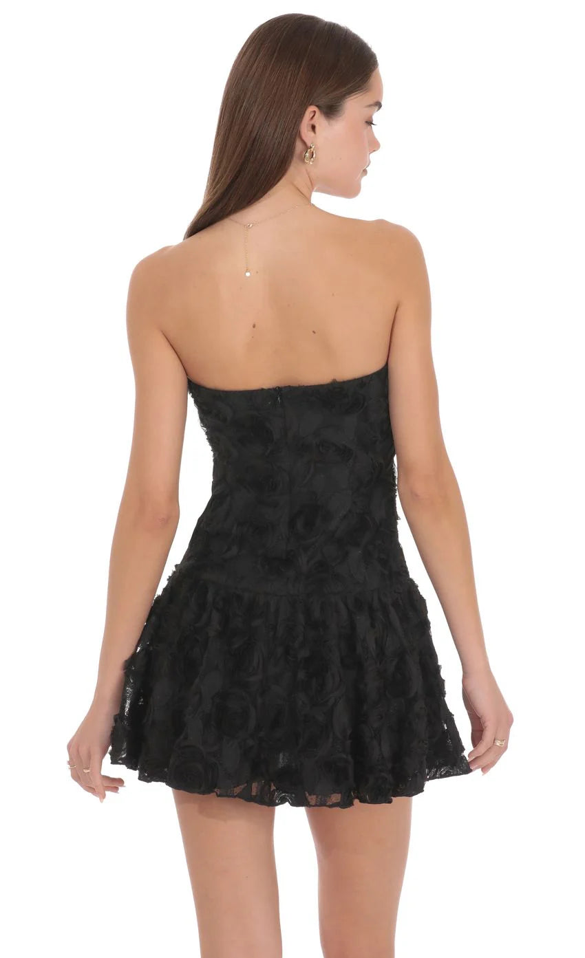 Rosette Mini Dress