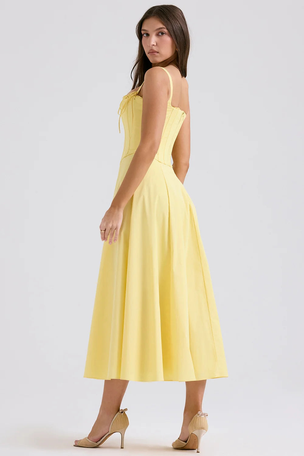sunshine cotton midi sundress