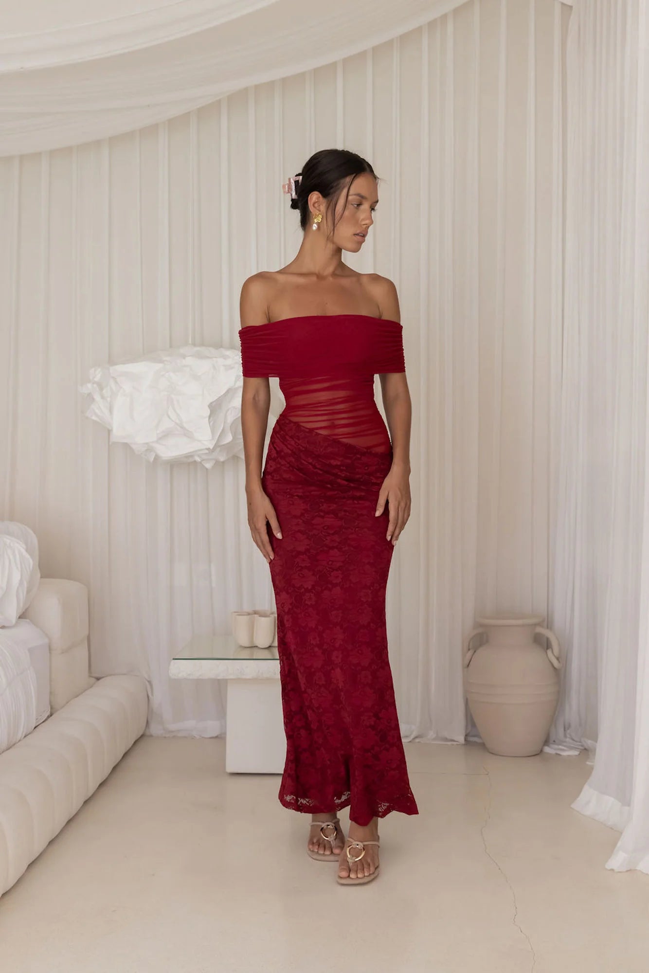 Emery Maxi Dress Plum