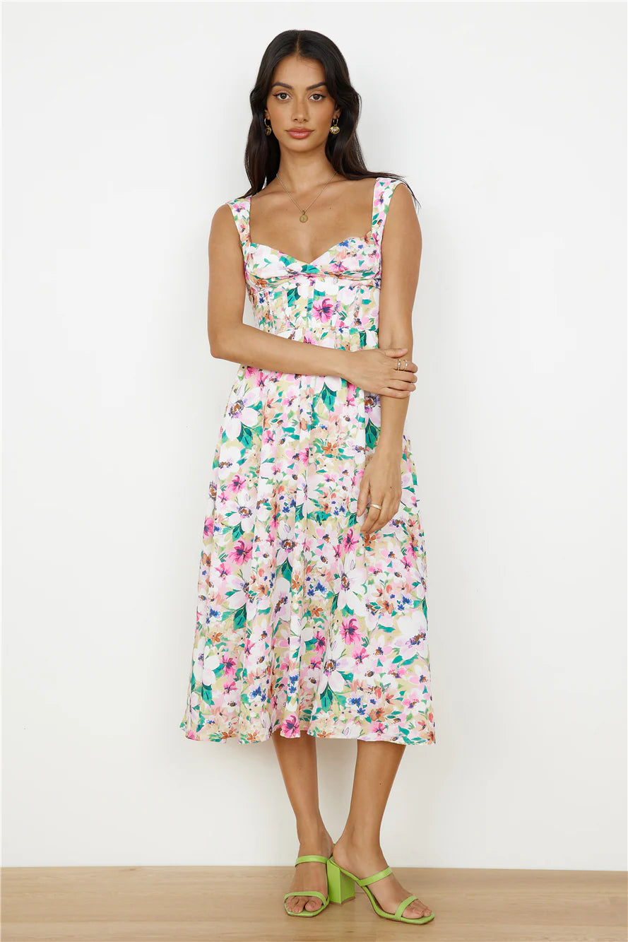 All Day Midi Dress Multi