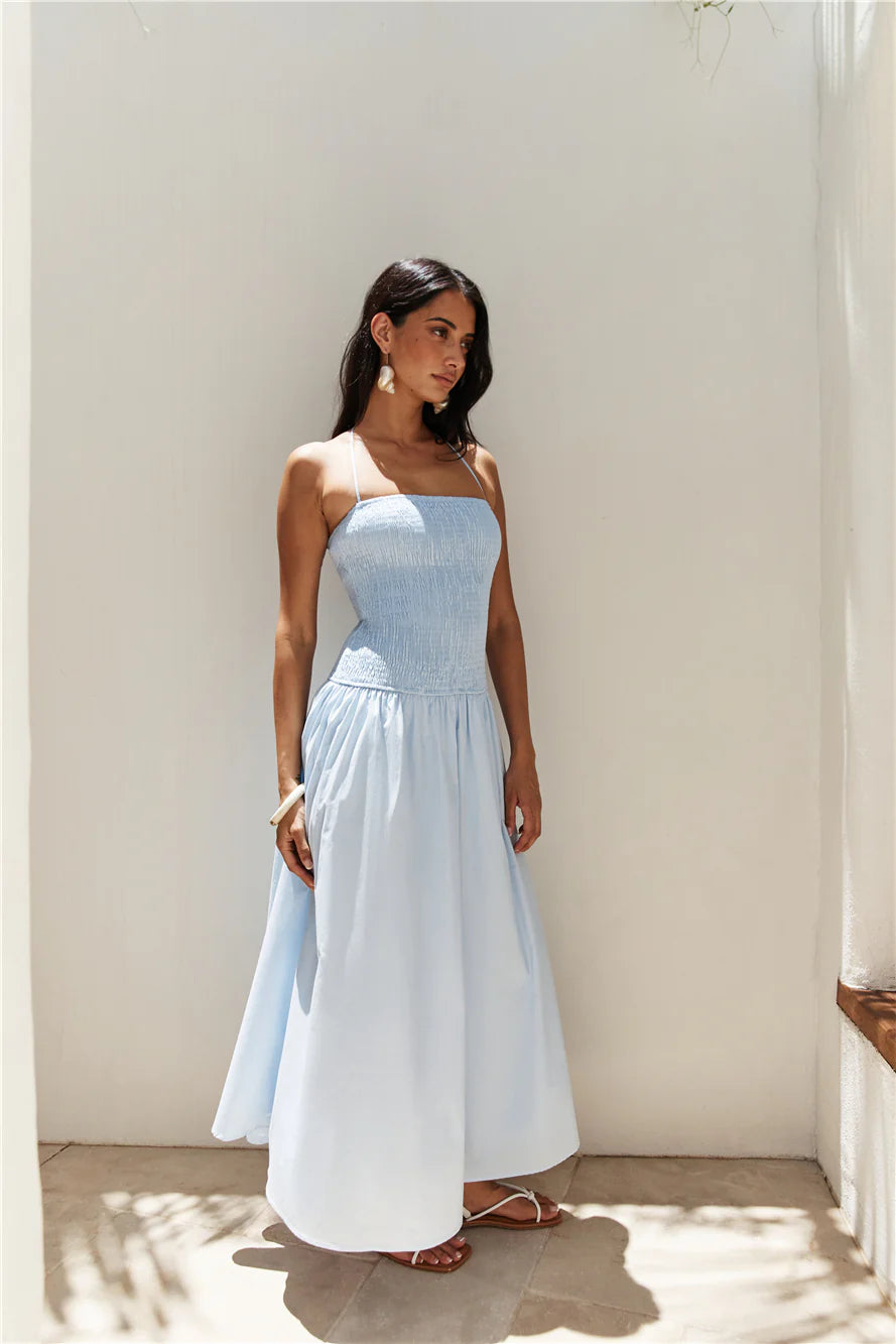 Blessed Destiny Maxi Dress Blue