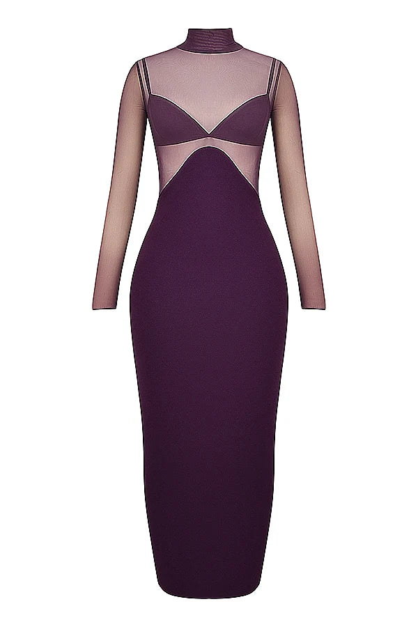 black grape maxi dress