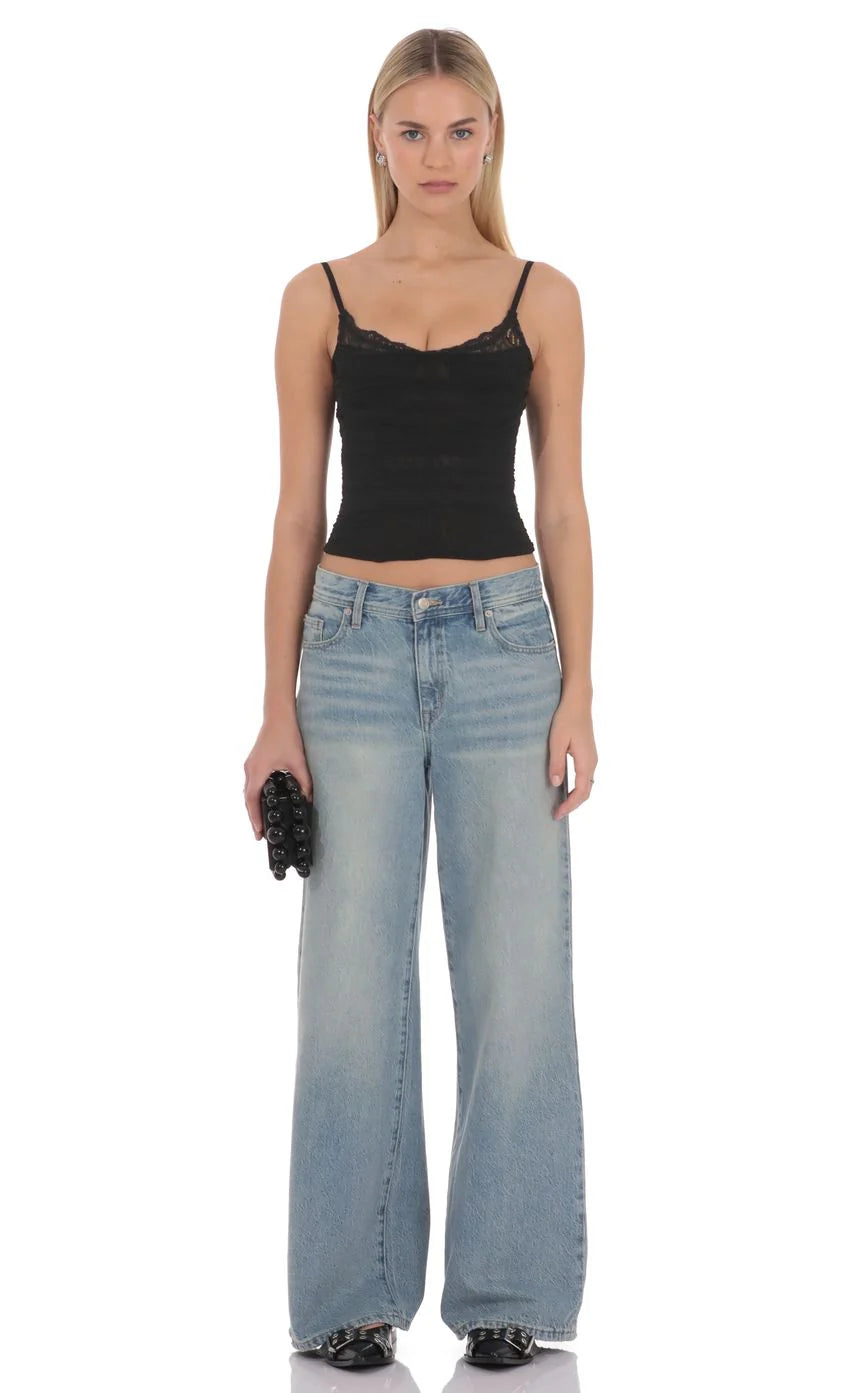 Avelyn Mesh Corset Top