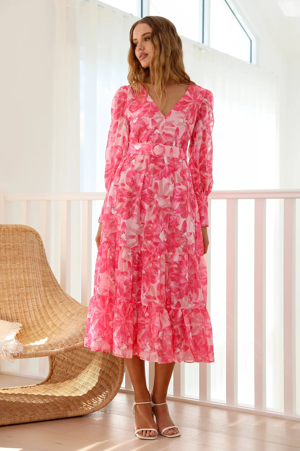 Into Heaven Maxi Dress Pink