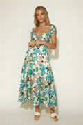Afternoon Glow Maxi Dress Floral